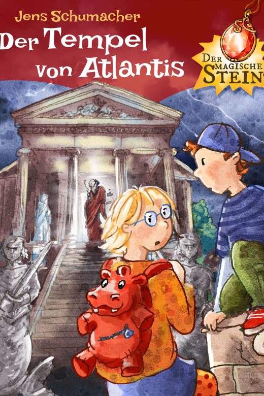 Der magische Stein - Der Tempel von Atlantis - Cover